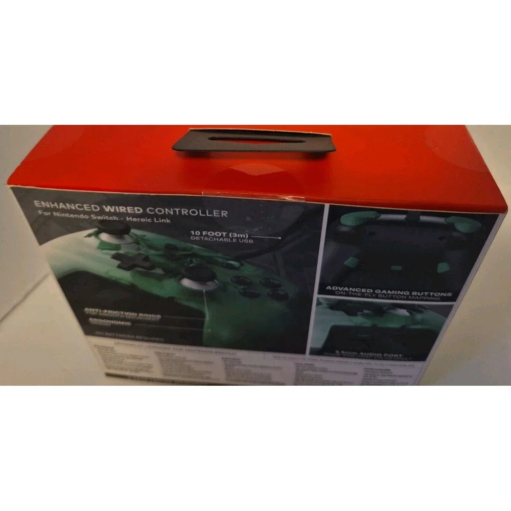 PowerA 1516984-01 Nintendo Switch Wired Controller Heroic Link Edition NEW Green